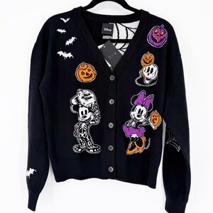 NWT Disney Her Universe Mickey and Friends Bones Cardigan Box Lunch